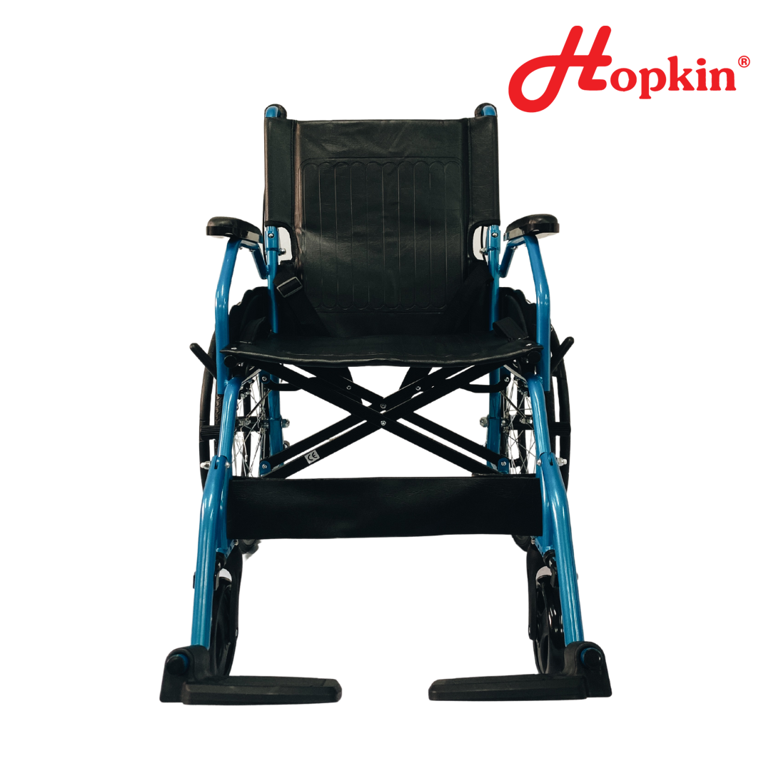 HOPKIN COMPACT STEEL WHEELCHAIR (FLIPUP LEGREST)