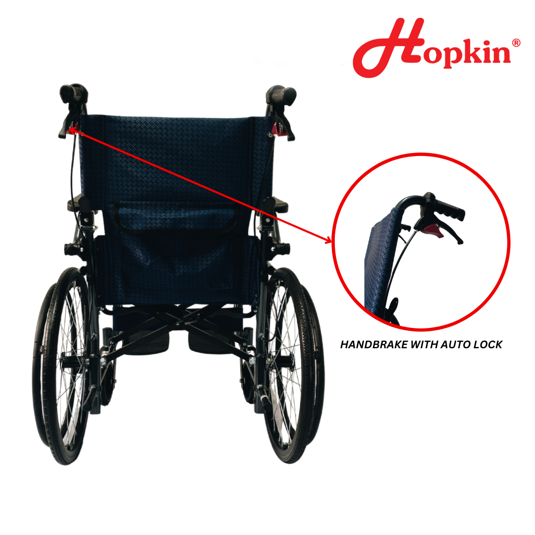 HOPKIN COMPACT ALUM WHEELCHAIR (FLIPUP ARMREST)